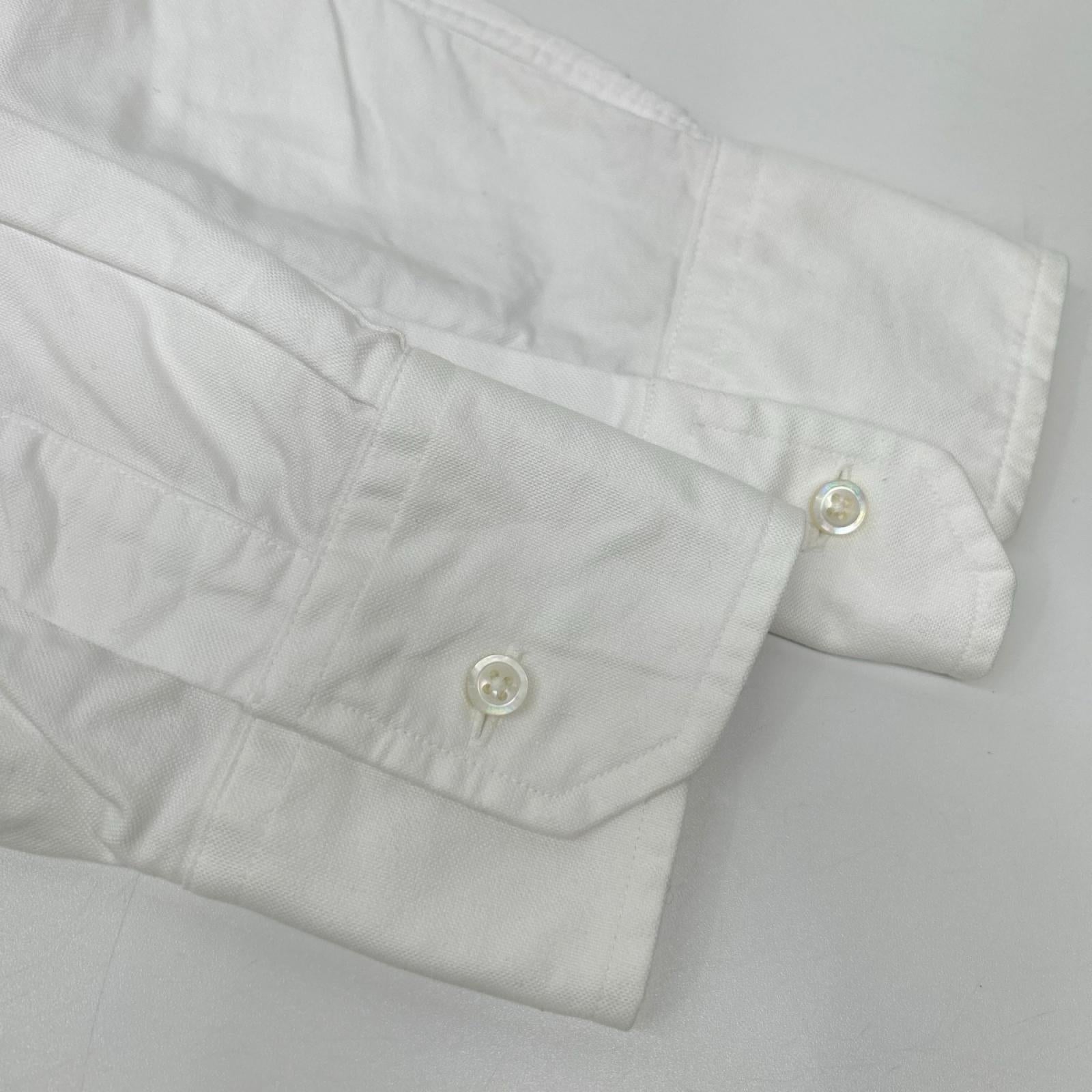 THOM BROWNE トムブラウン MWL002AW5259 ホワイト 長袖 シャツ トップス