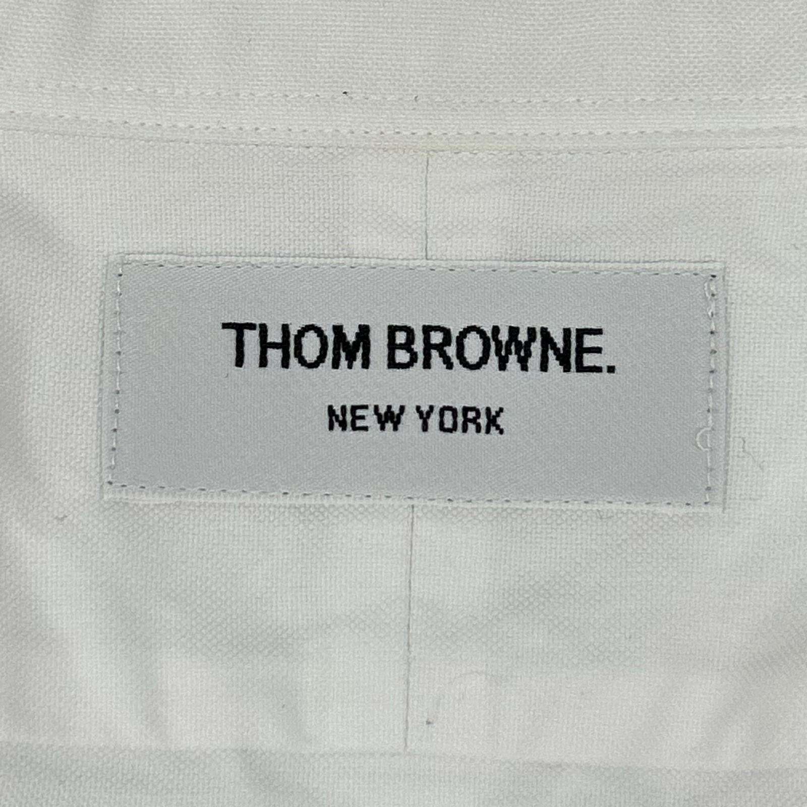 THOM BROWNE トムブラウン MWL001AW5259 ホワイト 長袖 シャツ トップス