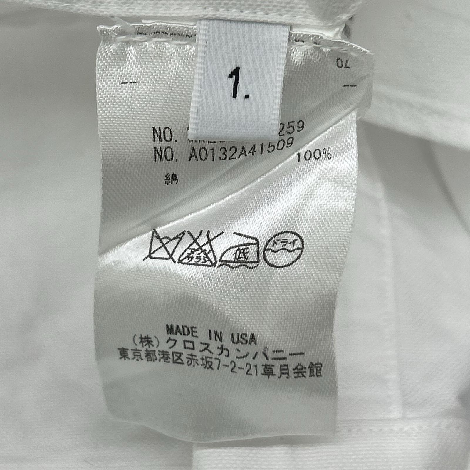 THOM BROWNE トムブラウン MWL001AW5259 ホワイト 長袖 シャツ トップス