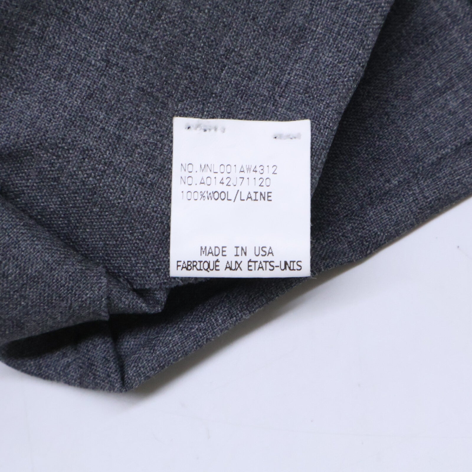 THOM BROWNE トムブラウン MNL001AW4312 ウール ネクタイ