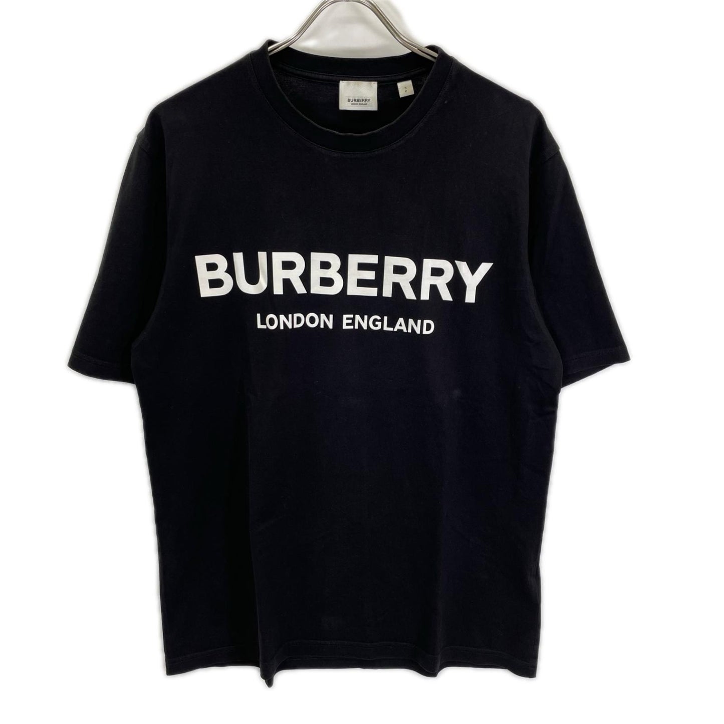 BURBERRY バーバリー 8026016 ブラック ロゴTシャツ トップス