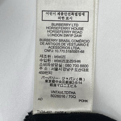 BURBERRY バーバリー 8026016 ブラック ロゴTシャツ トップス