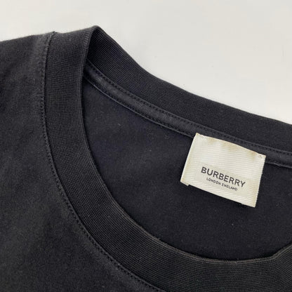 BURBERRY バーバリー 8026016 ブラック ロゴTシャツ トップス