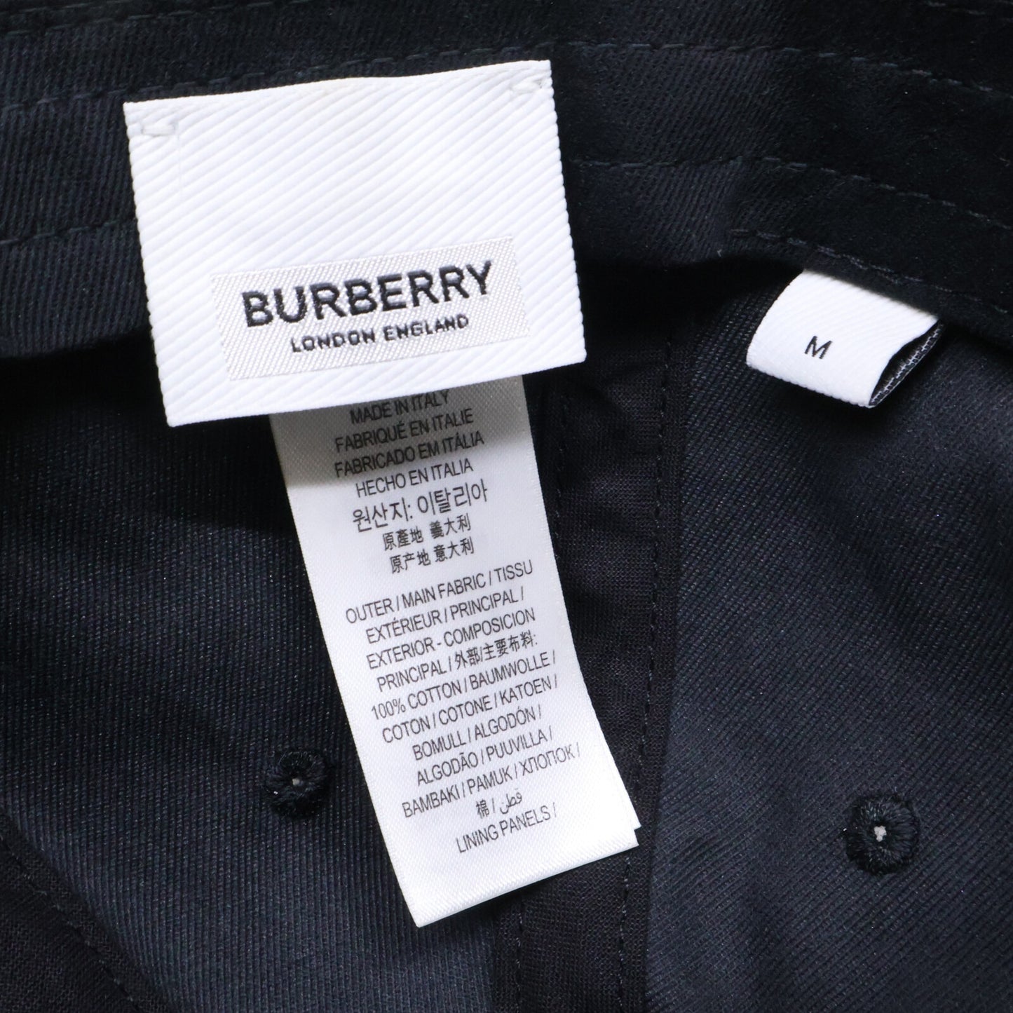 BURBERRY バーバリー 【即決/国内正規】8010635/69E ロゴ刺繍 ベースボールキャップ 帽子