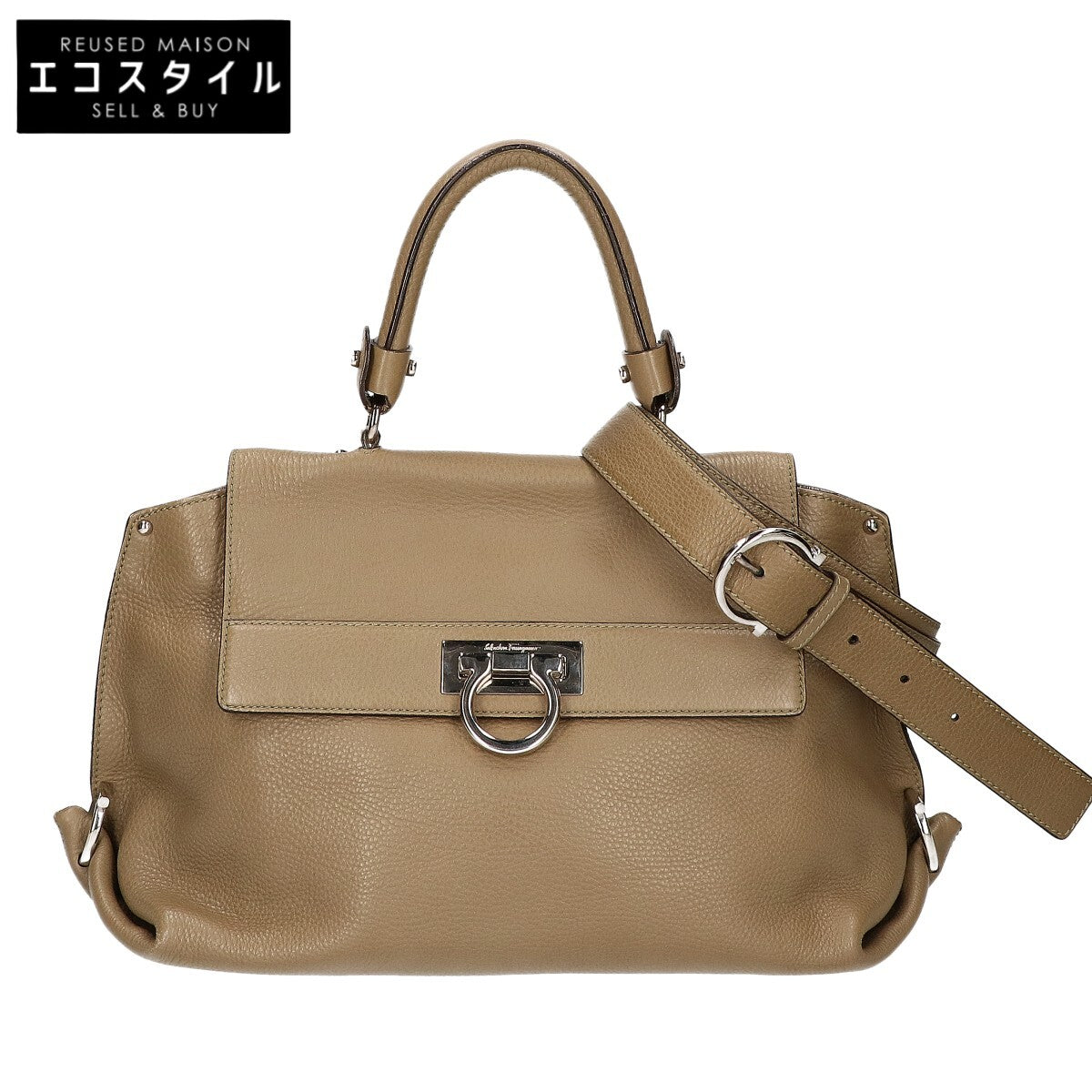 SalvatoreFerragamo サルバトーレフェラガモ ソフィア 2WAYショルダー ハンドバッグ