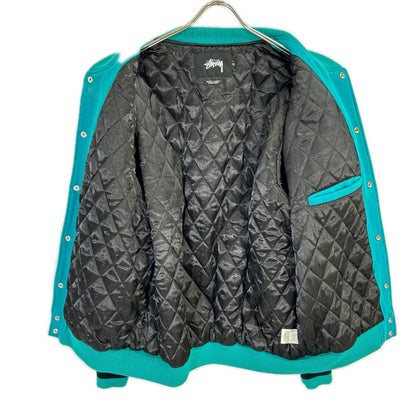 stussy ステューシー 115255 15AW グリーン系 BIG S LETTERMAN JACKET ジャケット