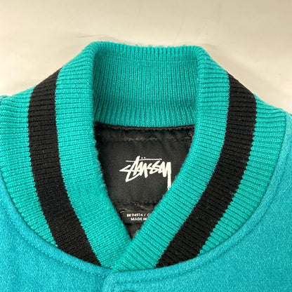stussy ステューシー 115255 15AW グリーン系 BIG S LETTERMAN JACKET ジャケット