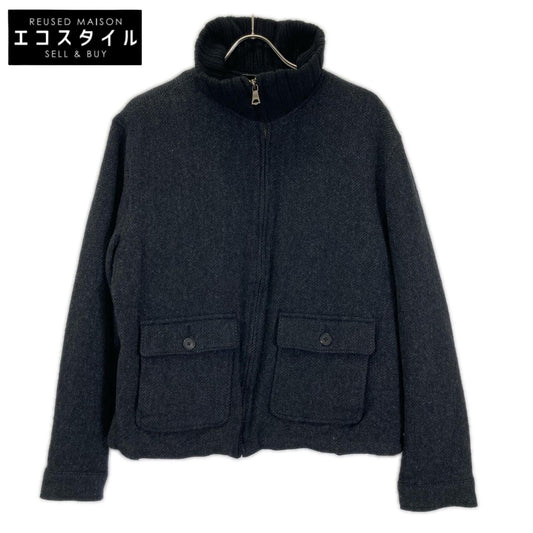 POLObyRalphLauren ポロラルフローレン グレー系 ウール ヘリンボーン ジップアップ ブルゾン ジャケット