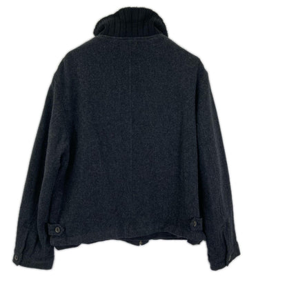POLObyRalphLauren ポロラルフローレン グレー系 ウール ヘリンボーン ジップアップ ブルゾン ジャケット