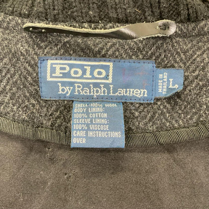 POLObyRalphLauren ポロラルフローレン グレー系 ウール ヘリンボーン ジップアップ ブルゾン ジャケット
