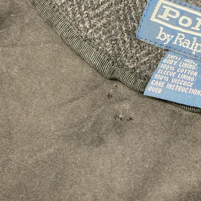 POLObyRalphLauren ポロラルフローレン グレー系 ウール ヘリンボーン ジップアップ ブルゾン ジャケット