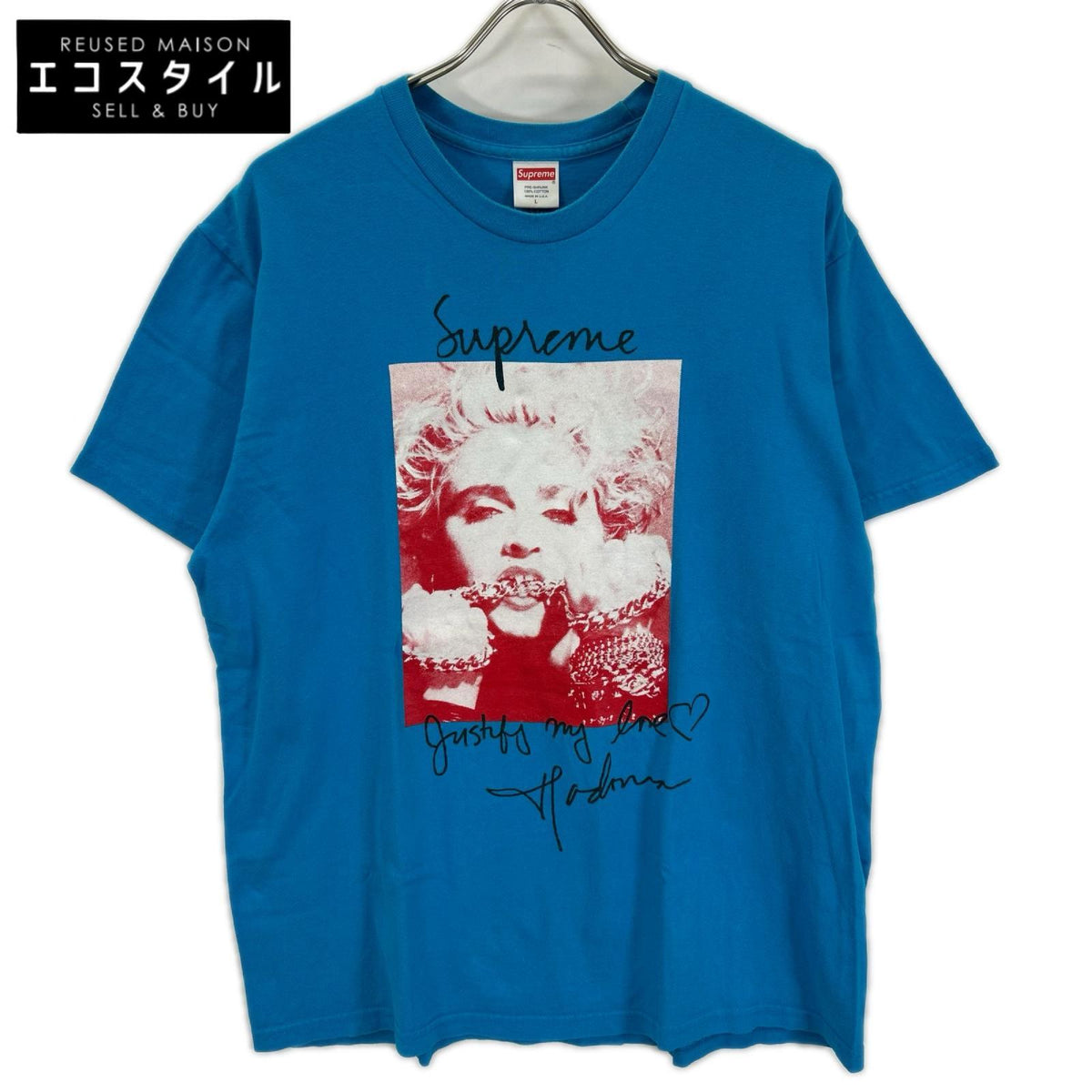 Supreme シュプリーム 18FW ブルー Madonna Tee Tシャツ トップス
