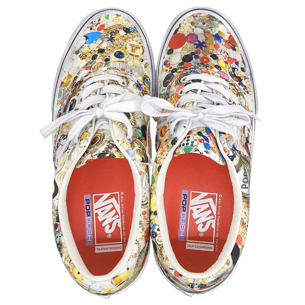 VANS バンズ 新品同様 Mike Kelly Vans Era スニーカー シューズ メンズ ホワイト×マルチカラー 27cm 26SS シューズ