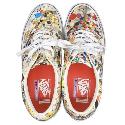 VANS バンズ 新品同様 Mike Kelly Vans Era スニーカー シューズ メンズ ホワイト×マルチカラー 27cm 26SS シューズ