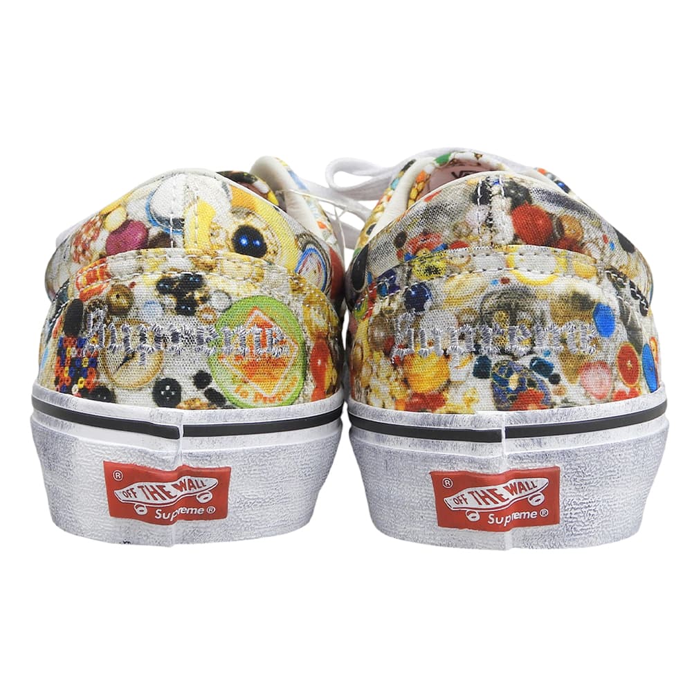 VANS バンズ 新品同様 Mike Kelly Vans Era スニーカー シューズ メンズ ホワイト×マルチカラー 27cm 26SS シューズ