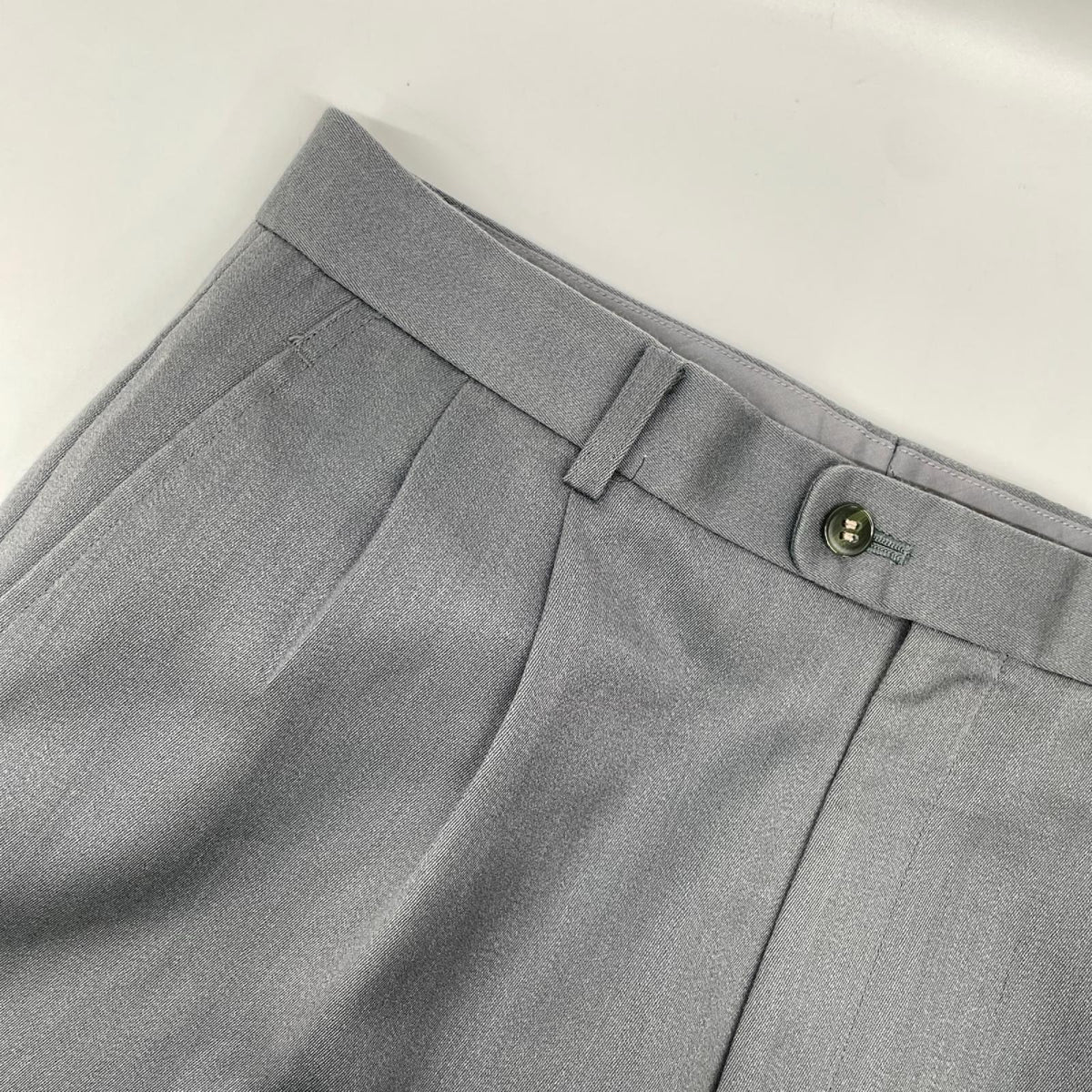 Christian Dior MONSIEUR クリスチャンディオールムッシュ グレー ウール スラックス ボトムス