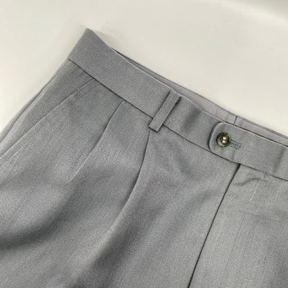 Christian Dior MONSIEUR クリスチャンディオールムッシュ グレー ウール スラックス ボトムス