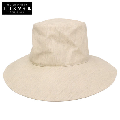 HERMES エルメス 【美品/国内正規】セリエボタン リネン ハット 帽子