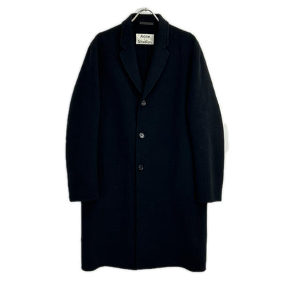 ACNE STUDIOS アクネ ストゥディオズ ブラック ウール チェスターコート コート