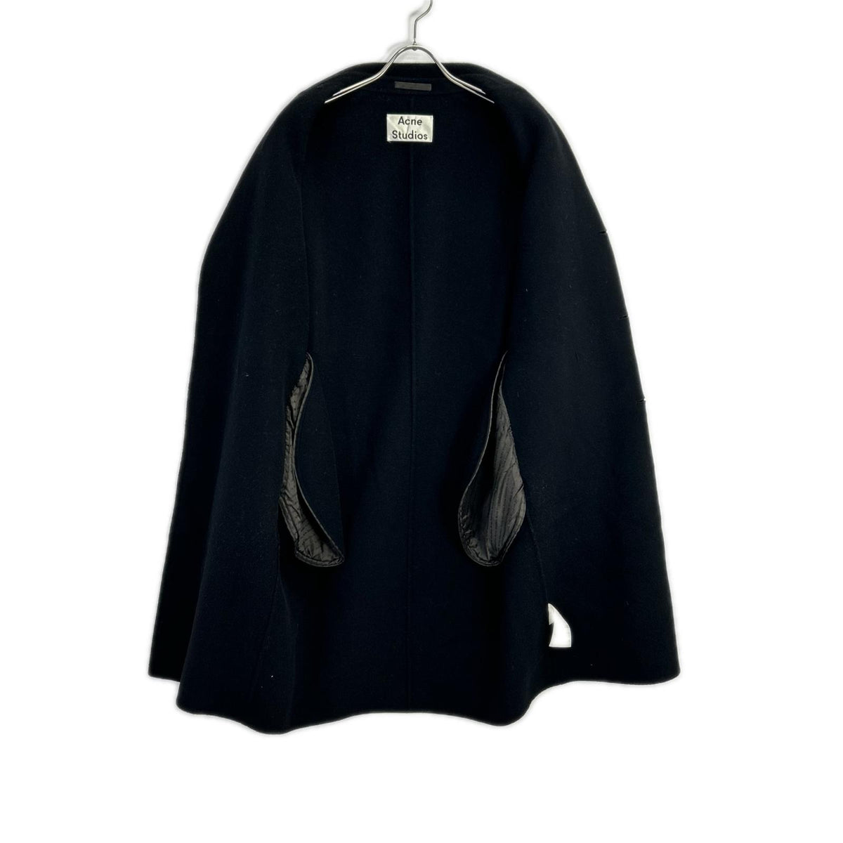 ACNE STUDIOS アクネ ストゥディオズ ブラック ウール チェスターコート コート