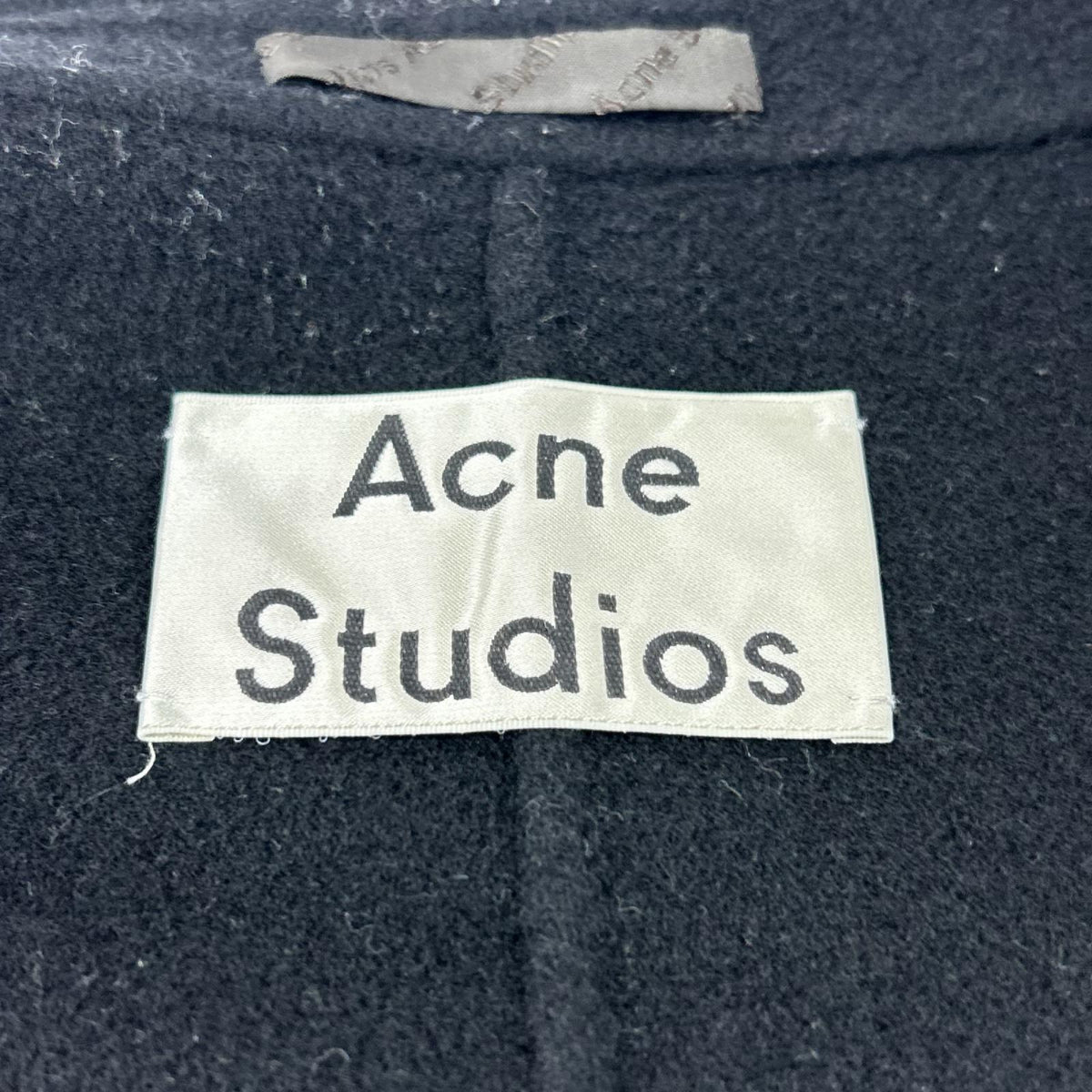ACNE STUDIOS アクネ ストゥディオズ ブラック ウール チェスターコート コート