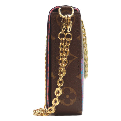 LOUIS VUITTON ルイヴィトン ×草間彌生 YK M82108 モノグラム ポシェット・フェリシー ショルダーバッグ