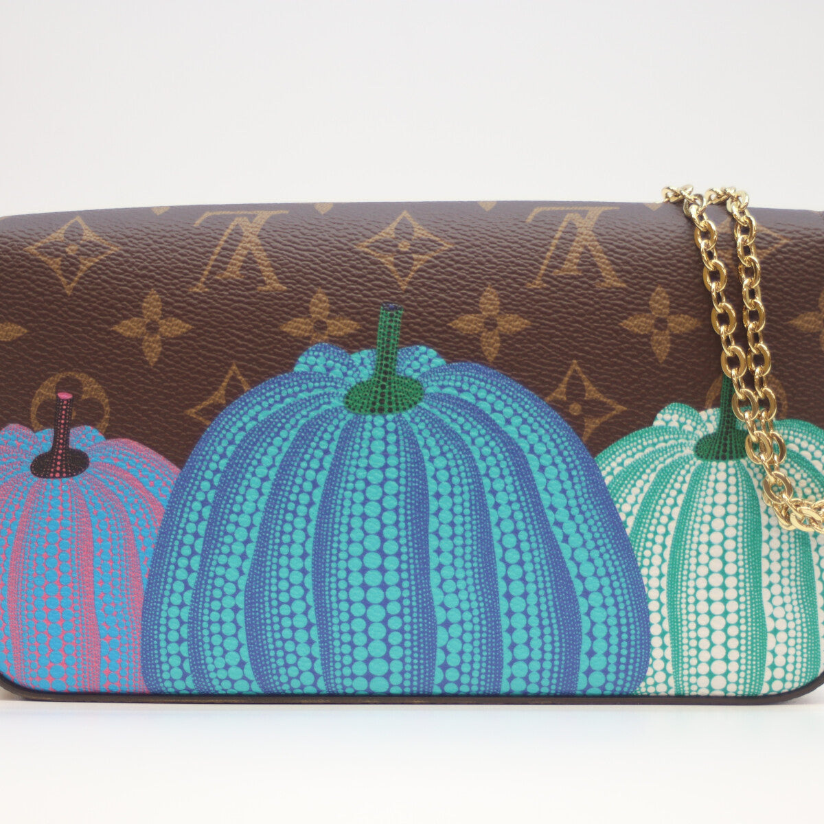 LOUIS VUITTON ルイヴィトン ×草間彌生 YK M82108 モノグラム ポシェット・フェリシー ショルダーバッグ