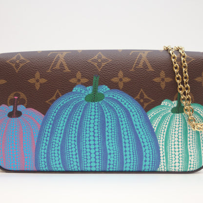 LOUIS VUITTON ルイヴィトン ×草間彌生 YK M82108 モノグラム ポシェット・フェリシー ショルダーバッグ