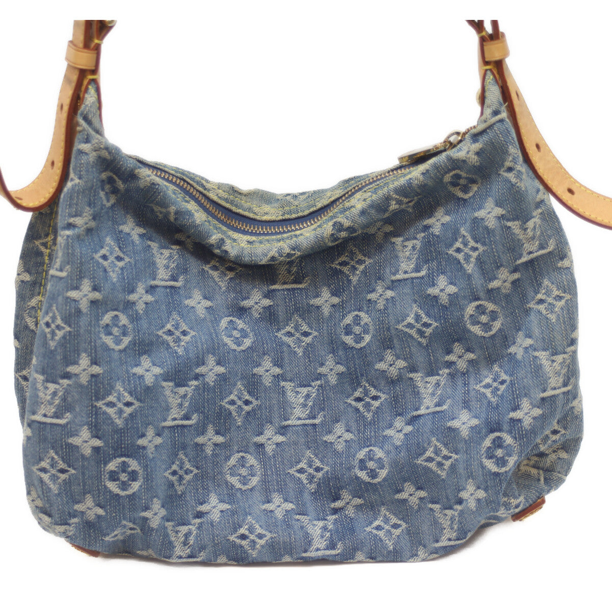 LOUIS VUITTON 2006 M95049 Monogram Denim Buggy PM Long Strap Shoulder Bag