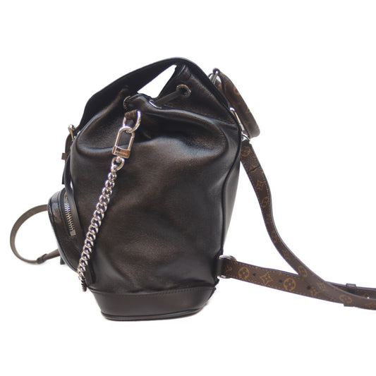 LOUIS VUITTON Louis Vuitton M12587 LV Vibe Lambskin Montsouris Vibe PM Backpack