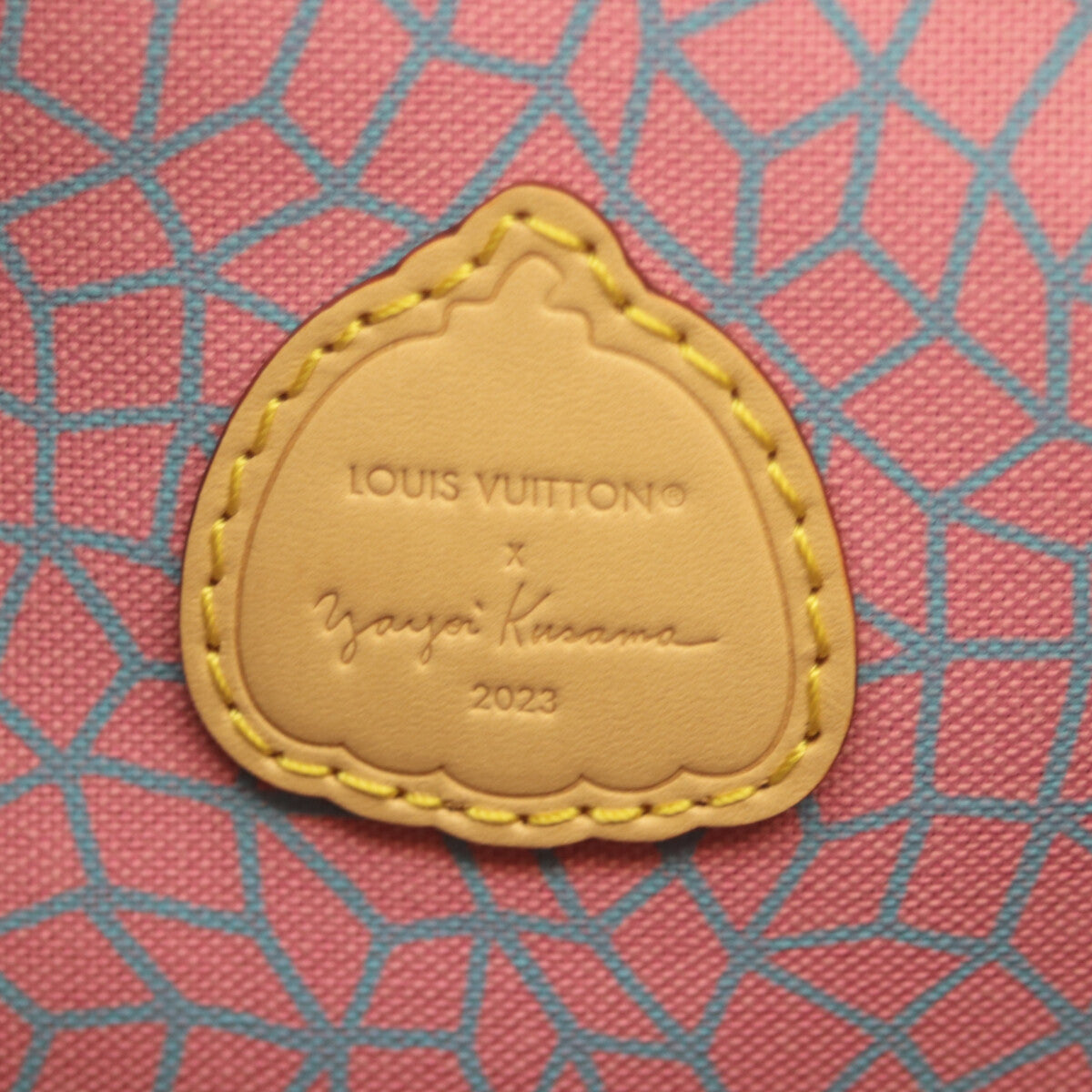 LOUIS VUITTON x Yayoi Kusama 23 Monogram Pumpkin Keepall Bandouliere 45 Boston Bag