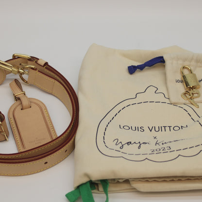 LOUIS VUITTON x Yayoi Kusama 23 Monogram Pumpkin Keepall Bandouliere 45 Boston Bag