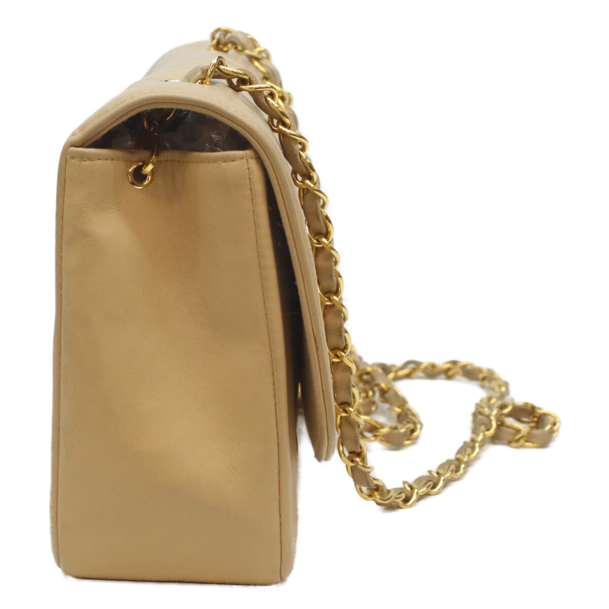 CHANEL シャネル 3番 A01165 ベージュ ラム ダイアナ25 ショルダーバッグ