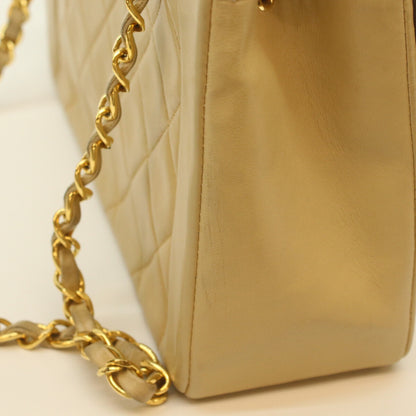 CHANEL シャネル 3番 A01165 ベージュ ラム ダイアナ25 ショルダーバッグ