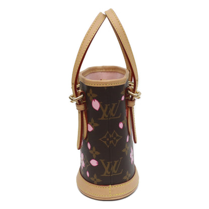 LOUIS VUITTON Louis Vuitton ×TM Takashi Murakami 25th Anniversary M13417 Monogram Cerises Nano Bucket Handbag