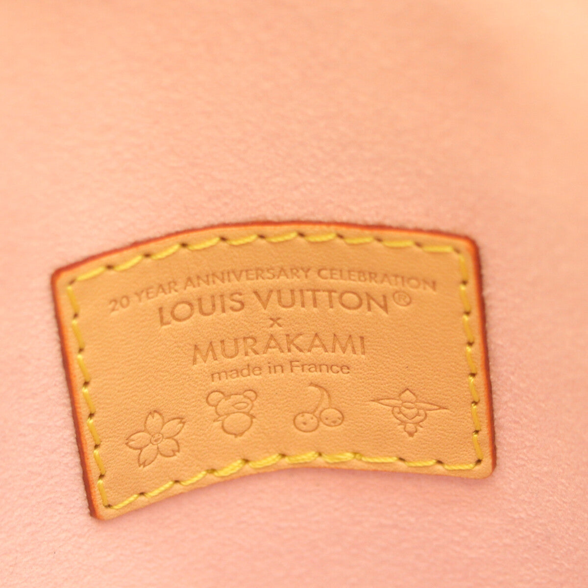 LOUIS VUITTON Louis Vuitton ×TM Takashi Murakami 25th Anniversary M13417 Monogram Cerises Nano Bucket Handbag