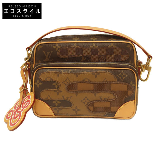LOUIS VUITTON Louis Vuitton × NIGO M26068 Monogram Nile Shoulder Bag