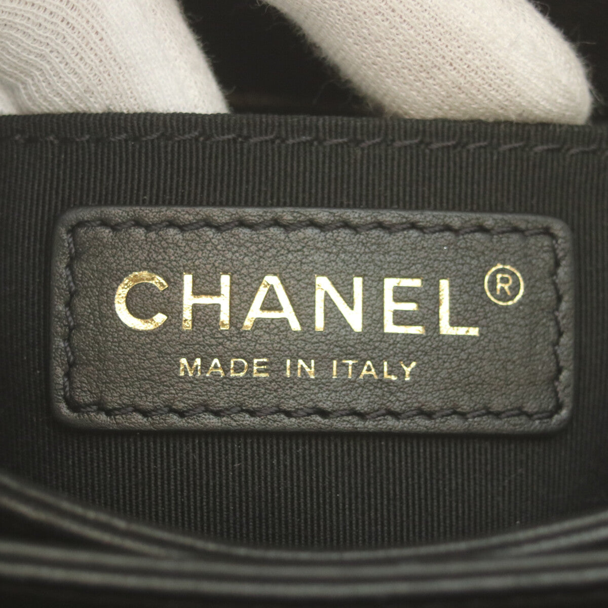 CHANEL 24 Black Lamb Gold Hardware Coco Vintage Flap Mini Matelasse 18 Shoulder Bag