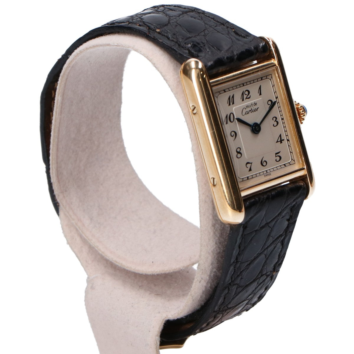 Cartier カルティエ 925 マストタンクSMヴェルメイユ アラビア 腕時計