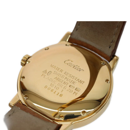 Cartier カルティエ W1006922 925 マストドゥカルティエ ロンド LM ヴェルメイユ スモールセコンド トリニティ 腕時計