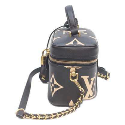 LOUIS VUITTON 路易威登 M45780 双色 黑色 Monogram Empreinte Vanity PM 单肩包
