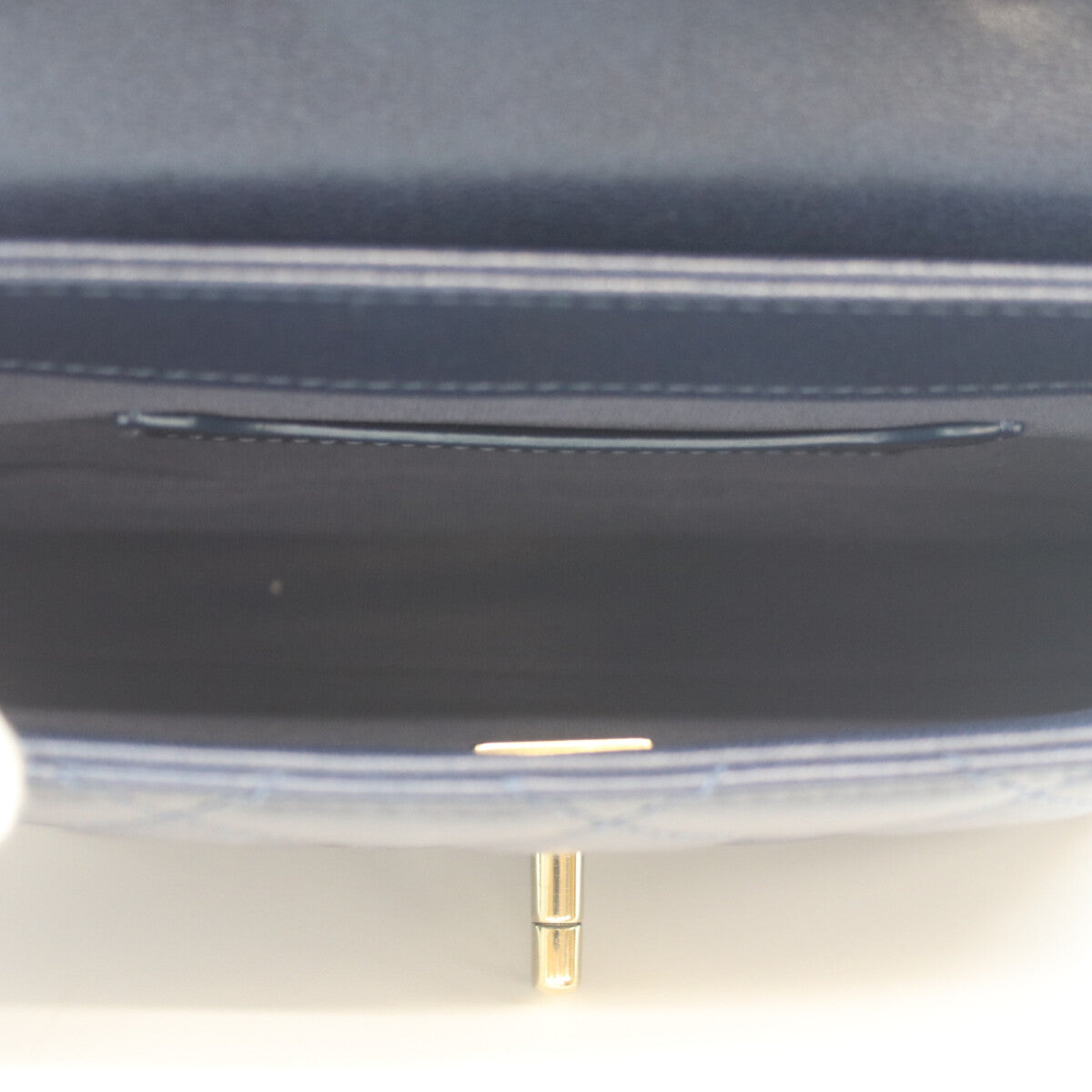CHANEL AS5048 Navy Lambskin GHW Matelasse 20 Single Flap Bag Shoulder Bag