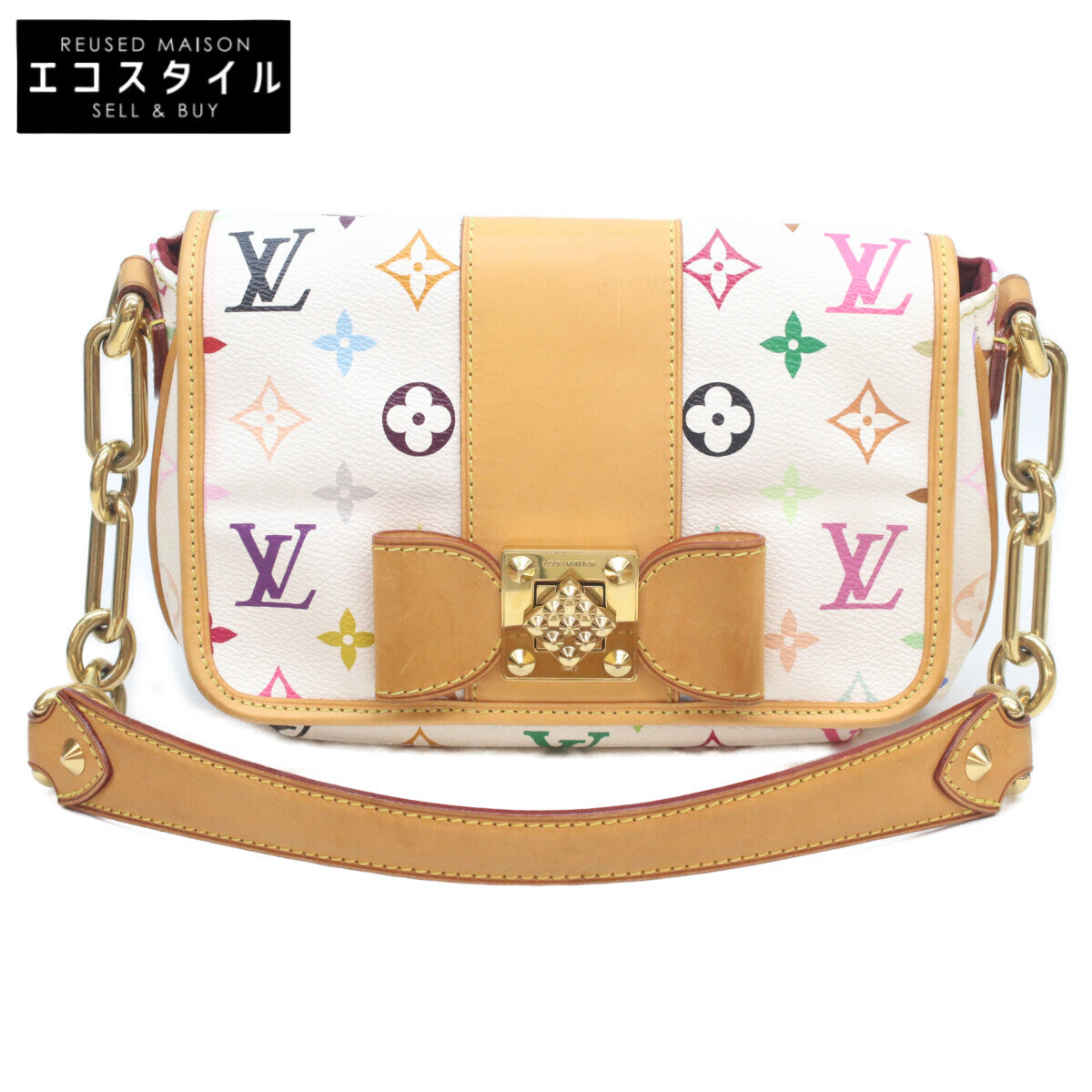 LOUIS VUITTON ルイヴィトン 11年 M40305 モノグラムマルチカラー ブロン パティ ショルダーバッグ