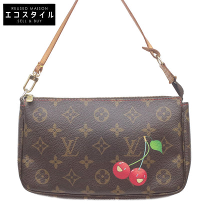 LOUIS VUITTON ルイヴィトン 05年 M95008 モノグラムチェリー ポシェットアクセソワ-ル ハンドバッグ