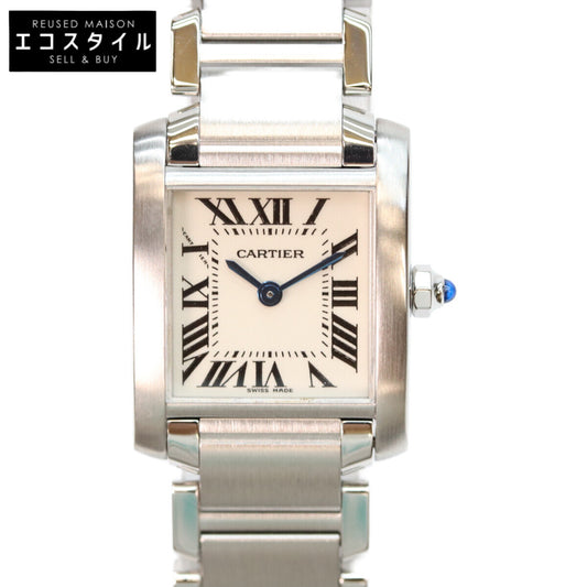 Cartier カルティエ W51008Q3 SS タンクフランセーズSM QZ 腕時計