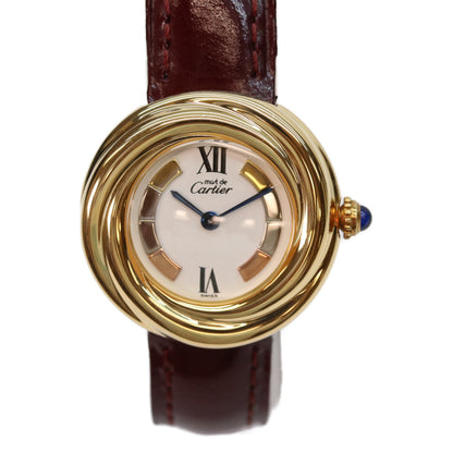 Cartier W1010744 925 GP Trinity dial Must Trinity Vermeil Watch