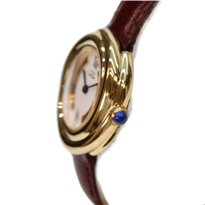 Cartier W1010744 925 GP Trinity dial Must Trinity Vermeil Watch