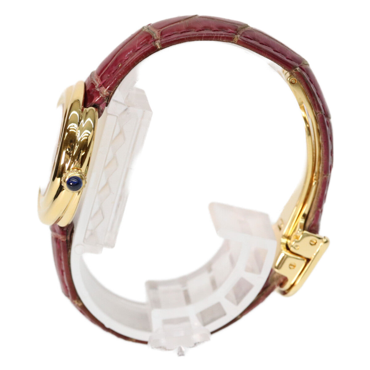 Cartier 卡地亚 925 W1010644 Must Trinity Vermeil SM 侧边三色金 白盘 石英表