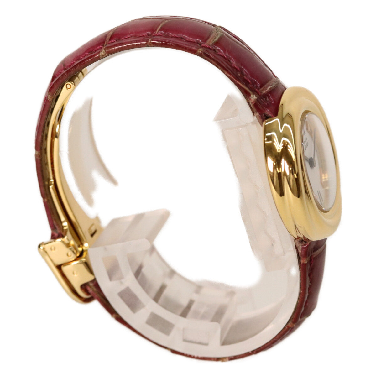 Cartier 卡地亚 925 W1010644 Must Trinity Vermeil SM 侧边三色金 白盘 石英表