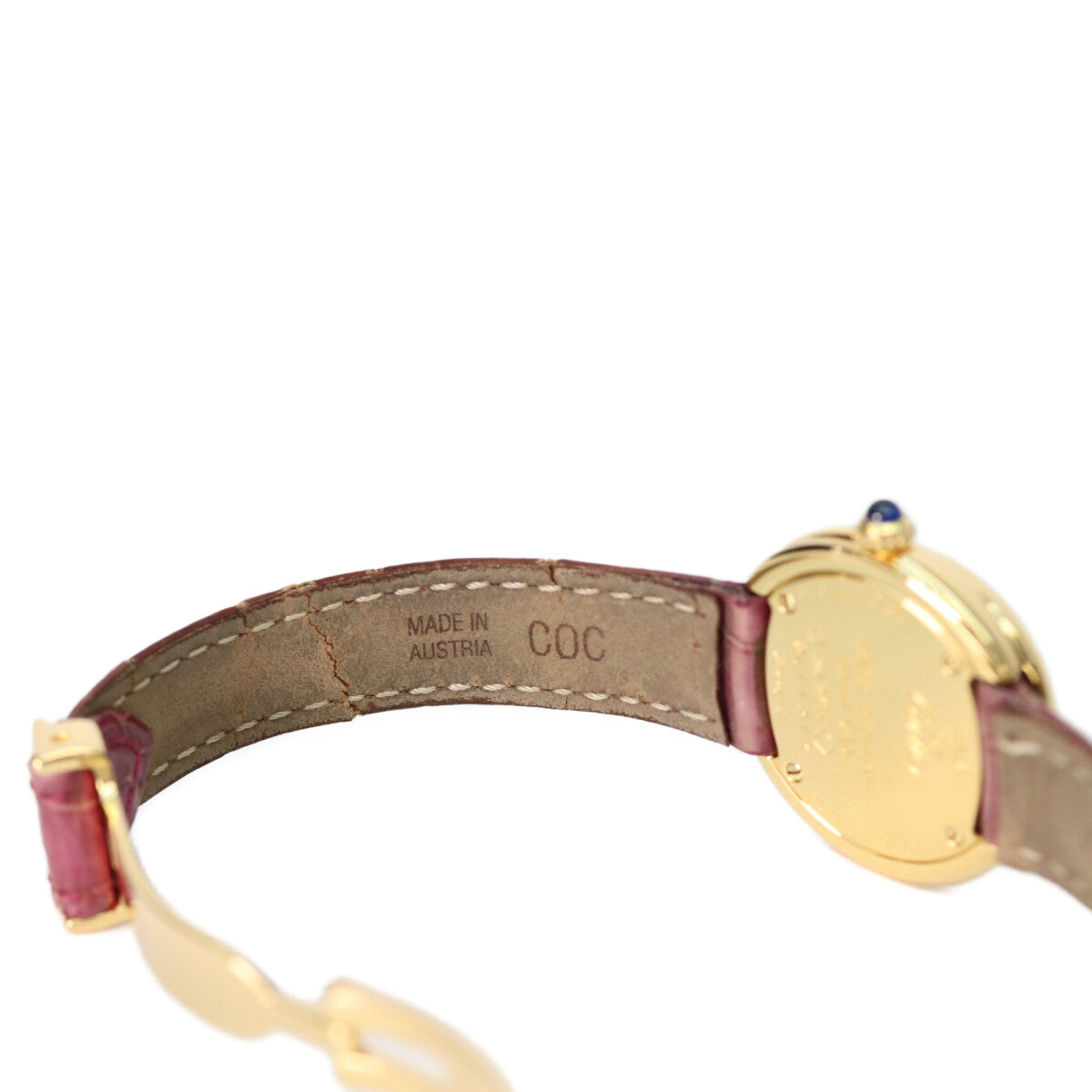 Cartier 卡地亚 925 W1010644 Must Trinity Vermeil SM 侧边三色金 白盘 石英表